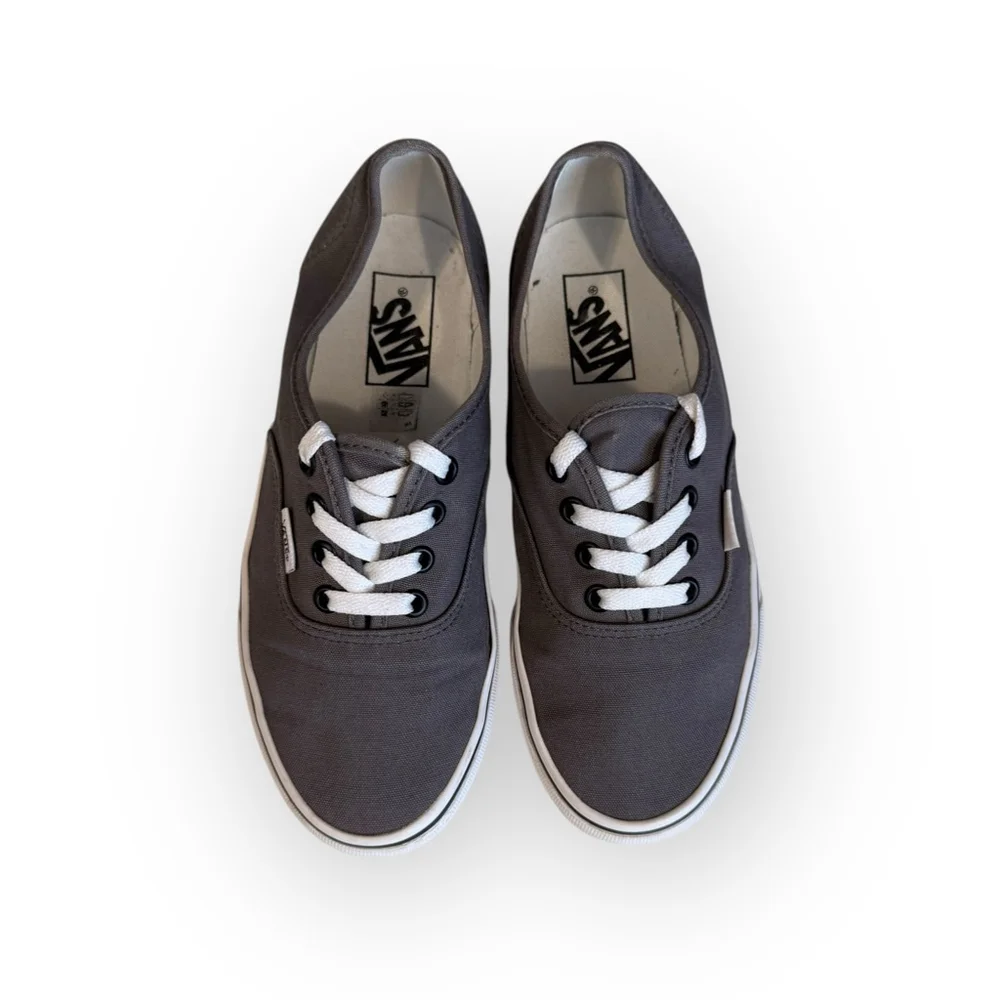 Vans Authentic Unisex Pewter Charcoal Gray Sneakers Size 7.5 Women/6 Men​ - Picture 7 of 9